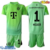 Bayern Munich Manuel Neuer #1 Goalkeeper Replica Home Minikit 2025-26 Short Sleeve (+ pants)